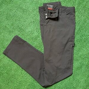686 Everywhere Pants Men 32 Fits 34x32 Gray Slim Fit Drawstring Hiking Technical